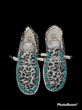 Custom Beaded Slip-On Shoes