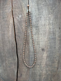5mm & 3mm Brass Beaded necklace with an Antique Copper Finish