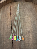 Cowgirl Boots in Color Necklace