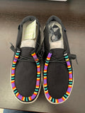 Custom Beaded Slip-On Shoes