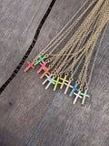 Faith in Color Cross Necklace