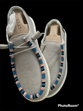 Custom Beaded Slip-On Shoes