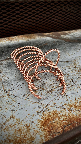 Twisted Copper Cuffs