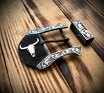 Cow Skull Belt Buckle